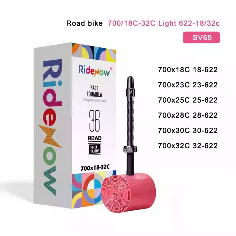 Inner Tube 700C - Boquilla de Metal mejorada Ridenow, tubo