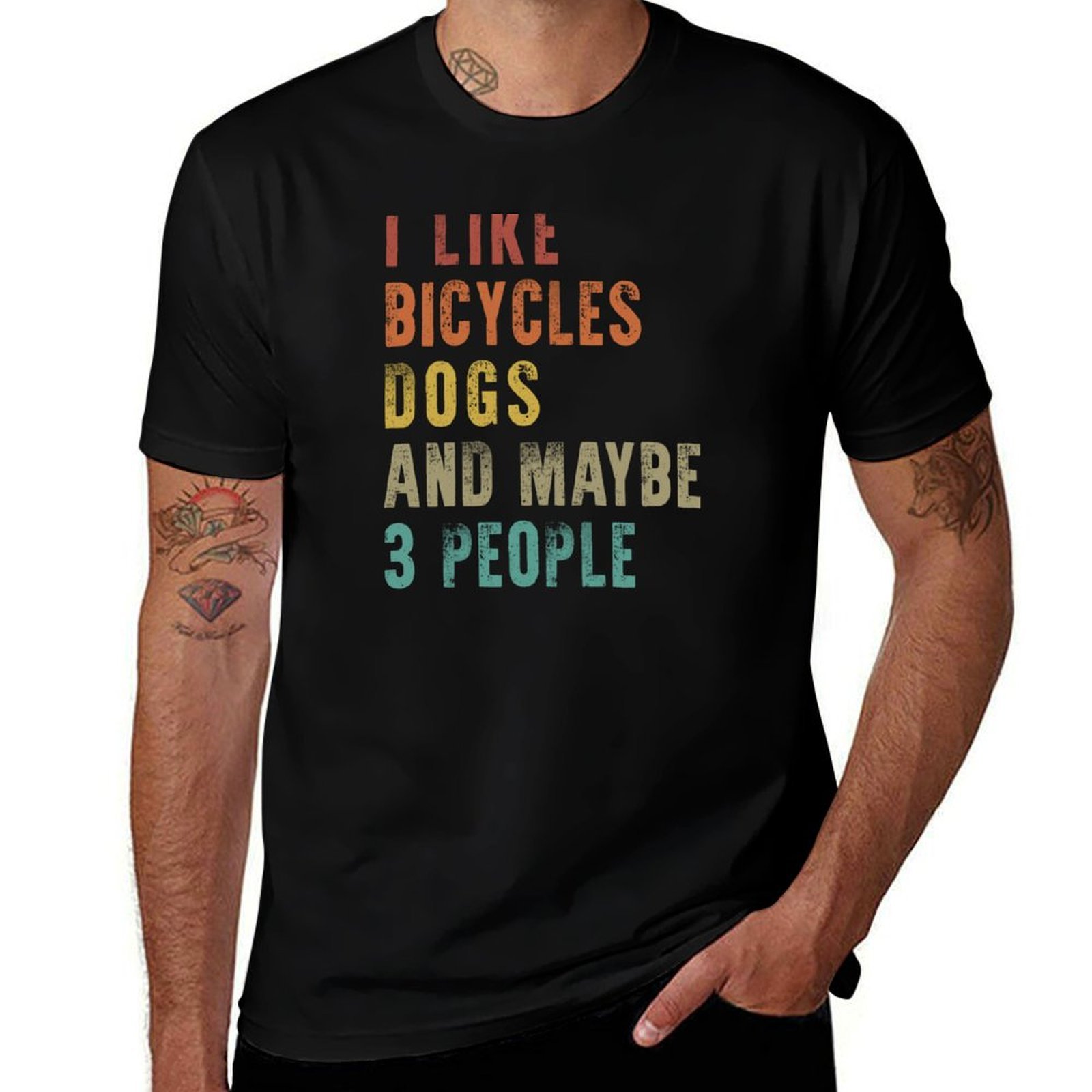 Cycling Quote - Me gustan bicicletas y perros, ciclismo