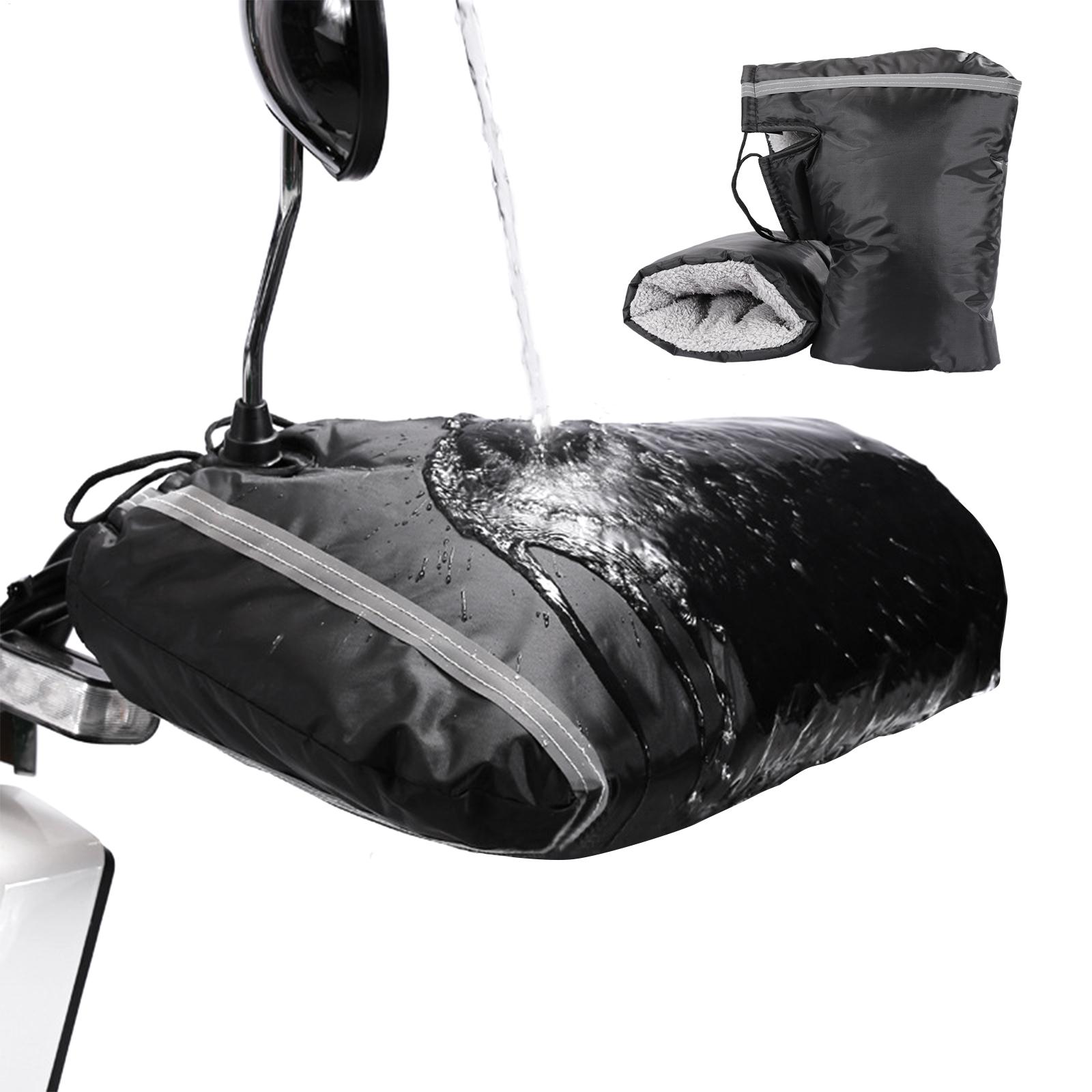 Winter Cycling Commute Gear - Guantes para manillar de bicicleta, cubiertas