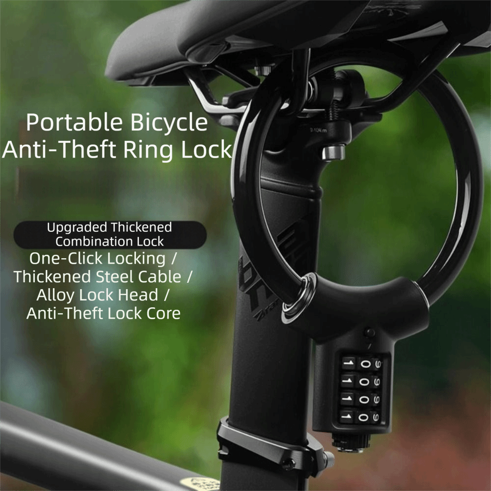 Cable Lock Flexible - Candado de Bicicleta Flexible con Combinación