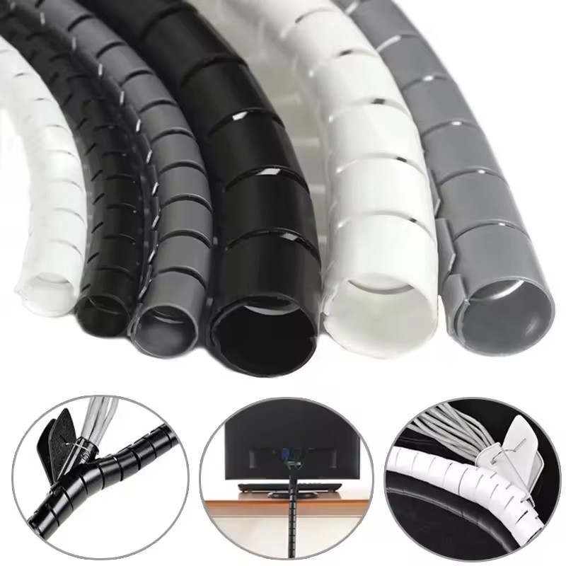 Cable Lock Flexible - Protector de Cable en Espiral Flexible