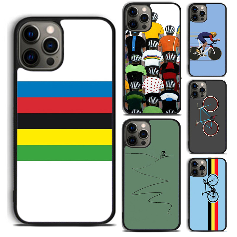 Cycling Quote - Funda de teléfono artística para ciclismo