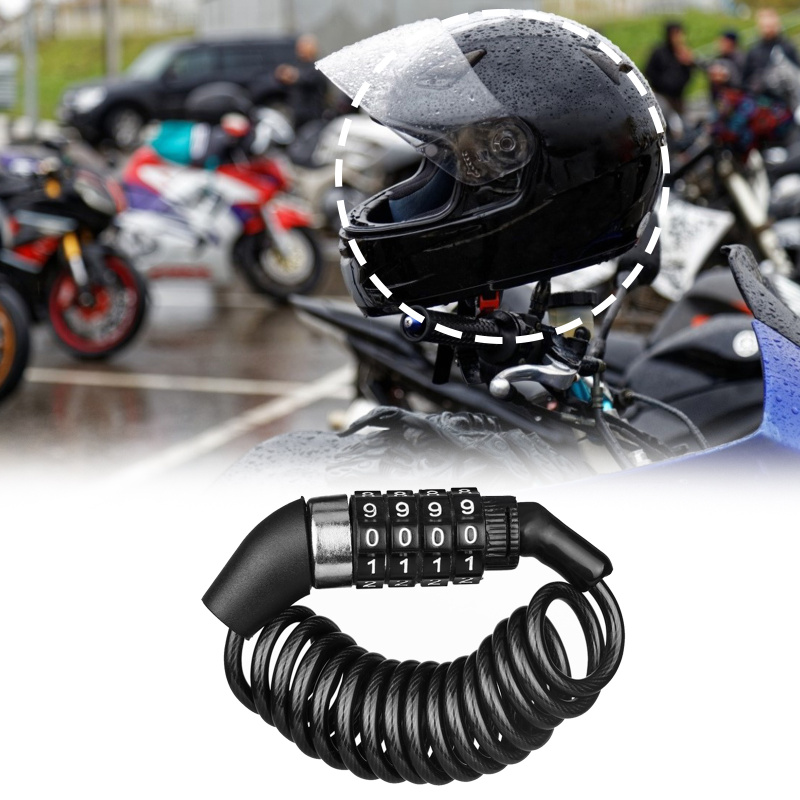 Chain Lock Combination - Cadena Antirrobo para Motocicleta y Bicicleta,