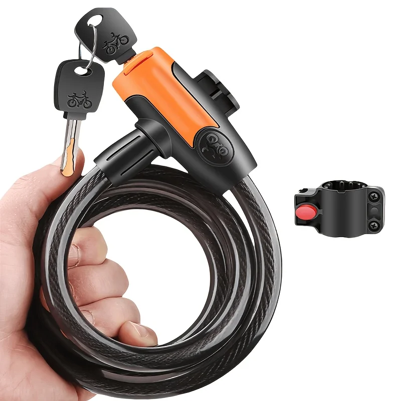 Cable Lock Flexible - 1 Juego de Candado para Bicicleta