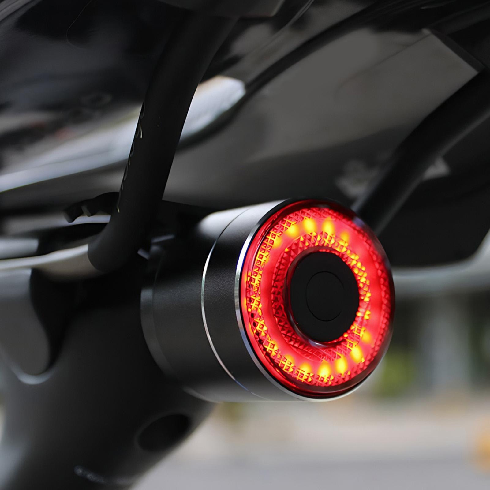 Commuting With Road Bike - Luz trasera de bicicleta, luz inteligente