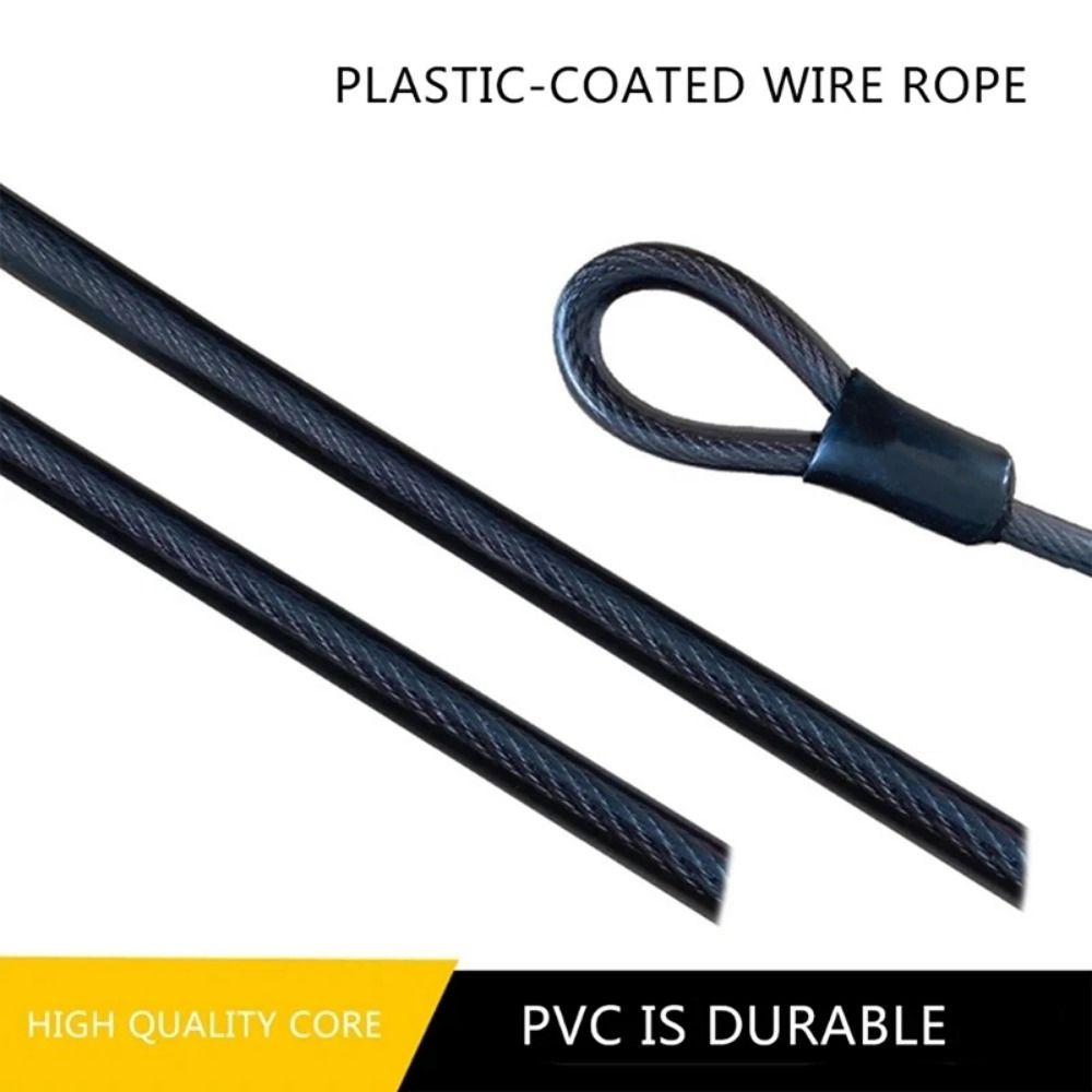 Cable de Bloqueo Antirrobo par - Cable Lock Flexible reseña y precio