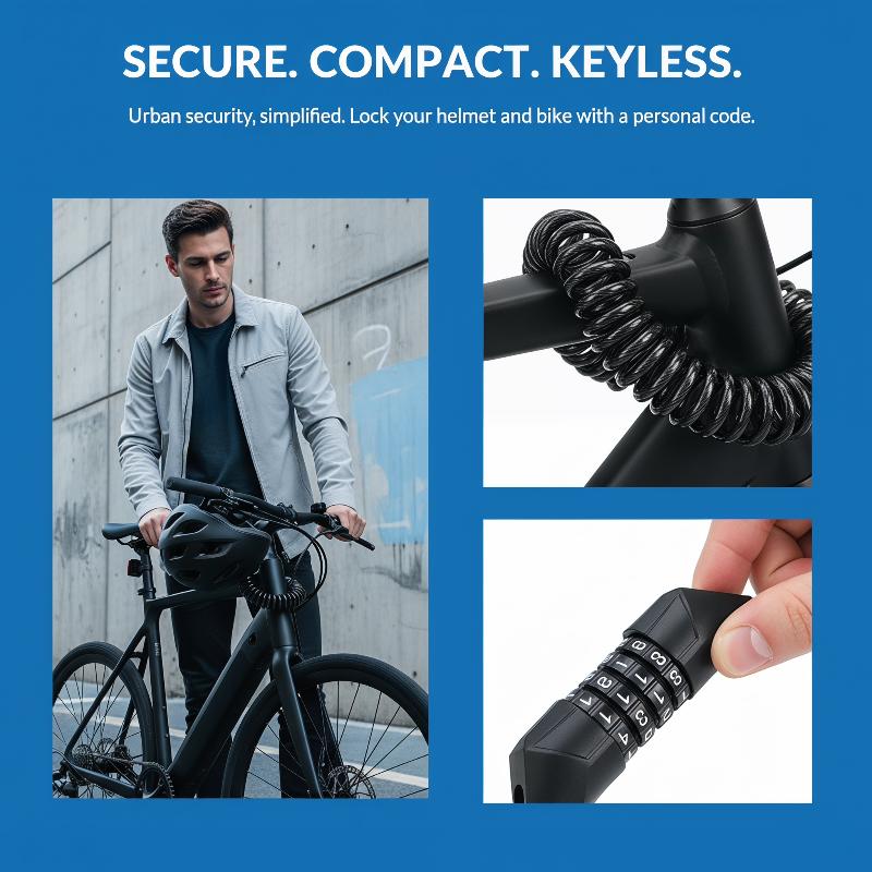 Nueva Cadena Antirrobo para Mo - Chain Lock Combination reseña y precio