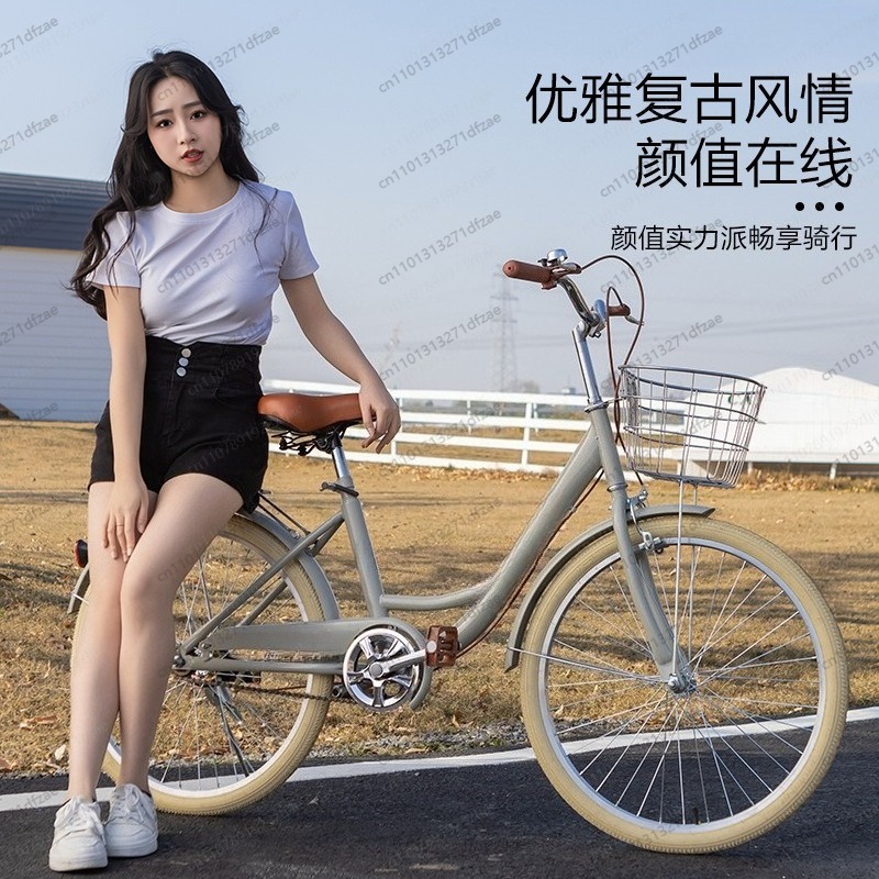 Bicicleta Urbana para Mujer, M - Commuting With Road Bike reseña y precio