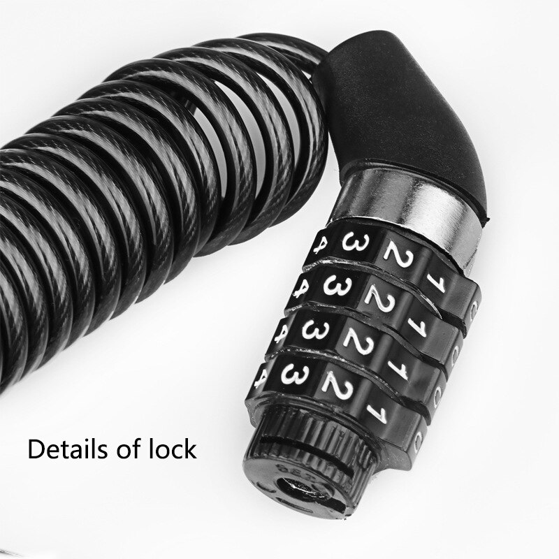 Candado de Combinación Portáti - Cable Lock Flexible reseña y precio