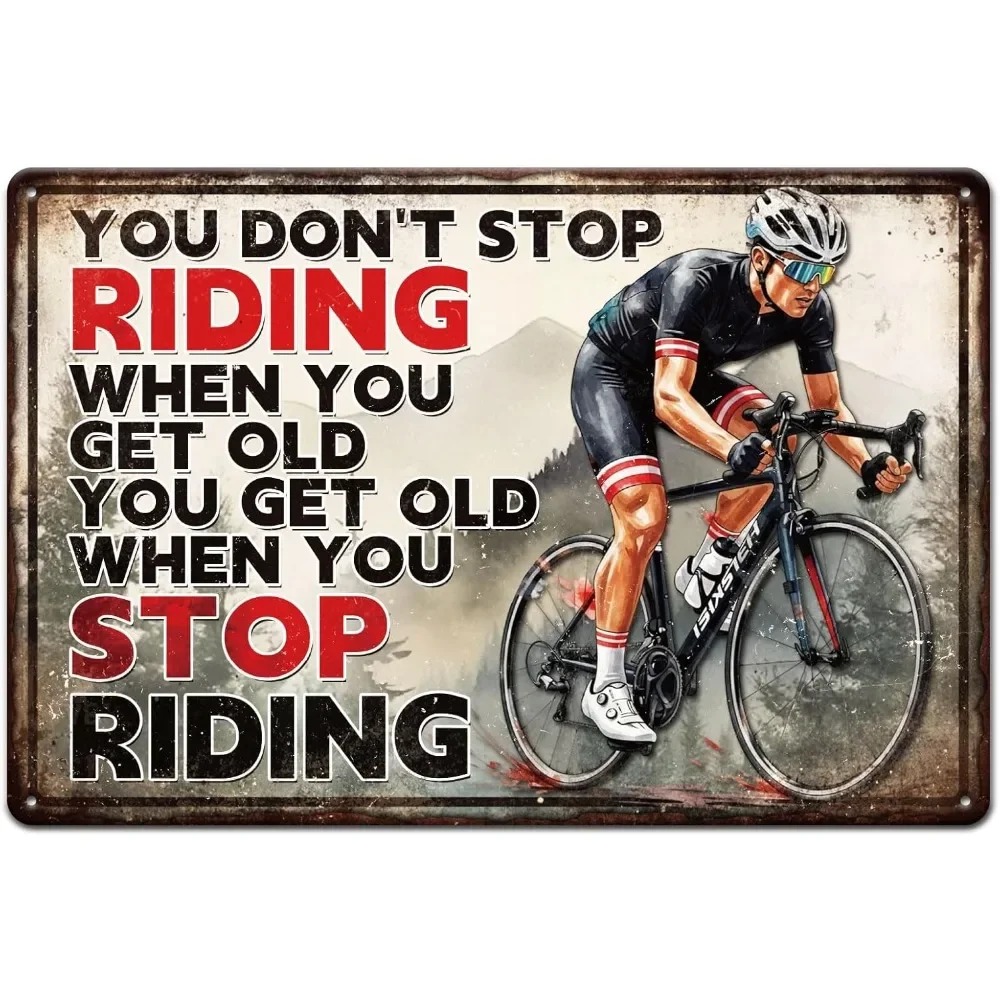 Letreros Decorativos de Metal  - Cycling Quote reseña y precio