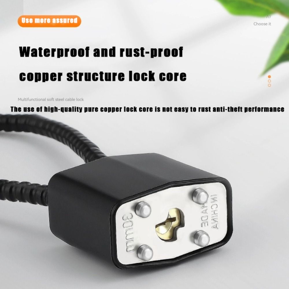 Candado de Cable Multifunciona - Cable Lock Flexible reseña y precio
