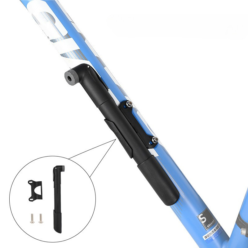 Bomba de bicicleta portátil 12 - Bike Pump Frame Mount reseña y precio
