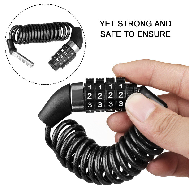 Cadena Antirrobo para Motocicl - Chain Lock Combination reseña y precio