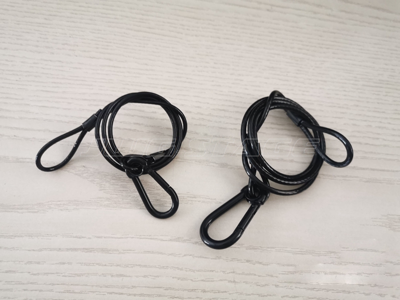 10 unids/lote negro 3mm * 70cm - Cable Lock Flexible reseña y precio