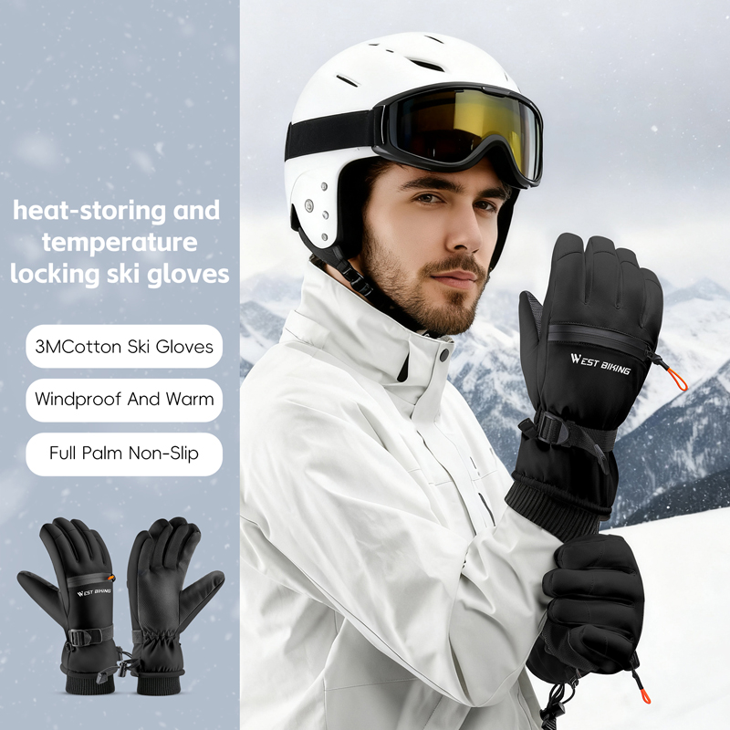 Guantes de Esquí WEST BIKING 3 - Winter Cycling Commute Gear reseña y precio