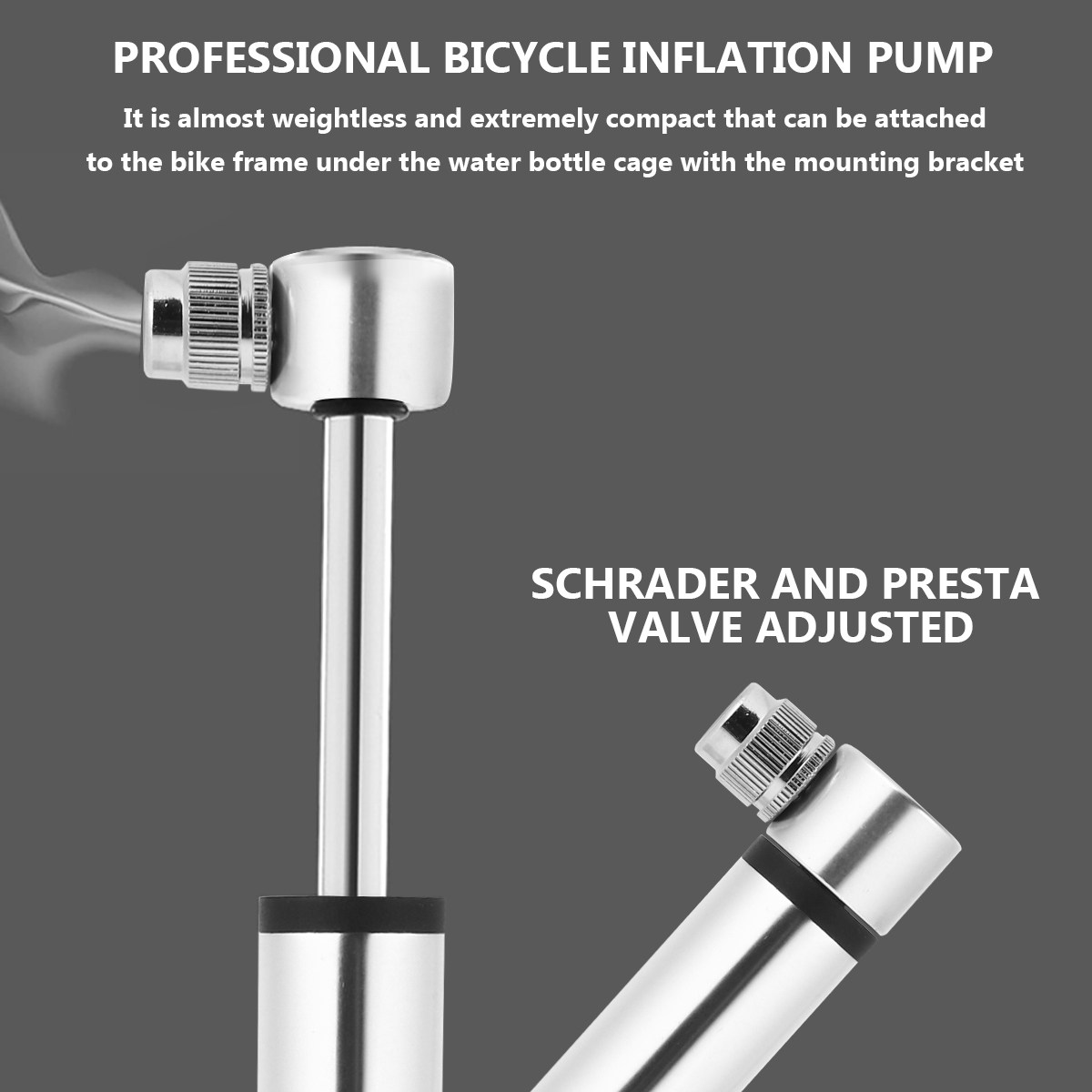 Bomba de bicicleta y kits de r - Bike Pump Frame Mount reseña y precio